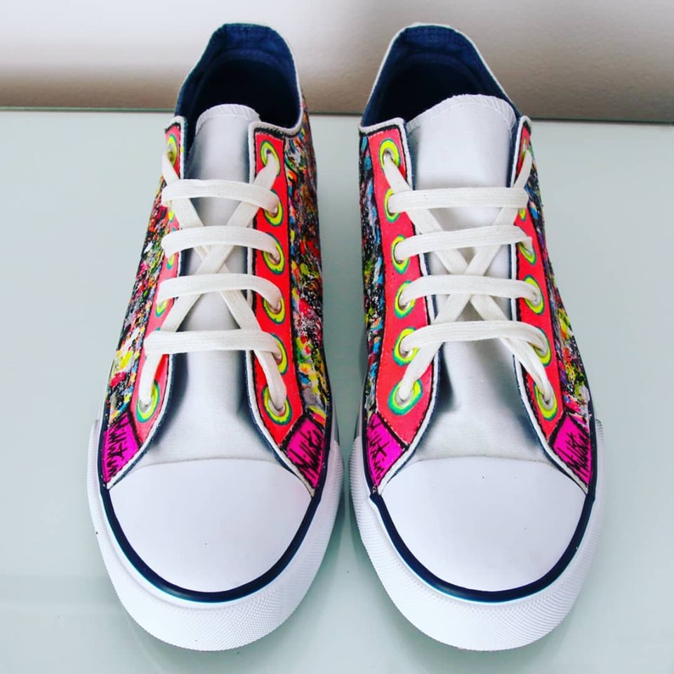 Art of Van Style Trainers - Killer Pete - Bespoke Painted Trainers UK