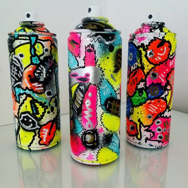 Art on Spray Cans Killer Pete International Spray Paint Artist