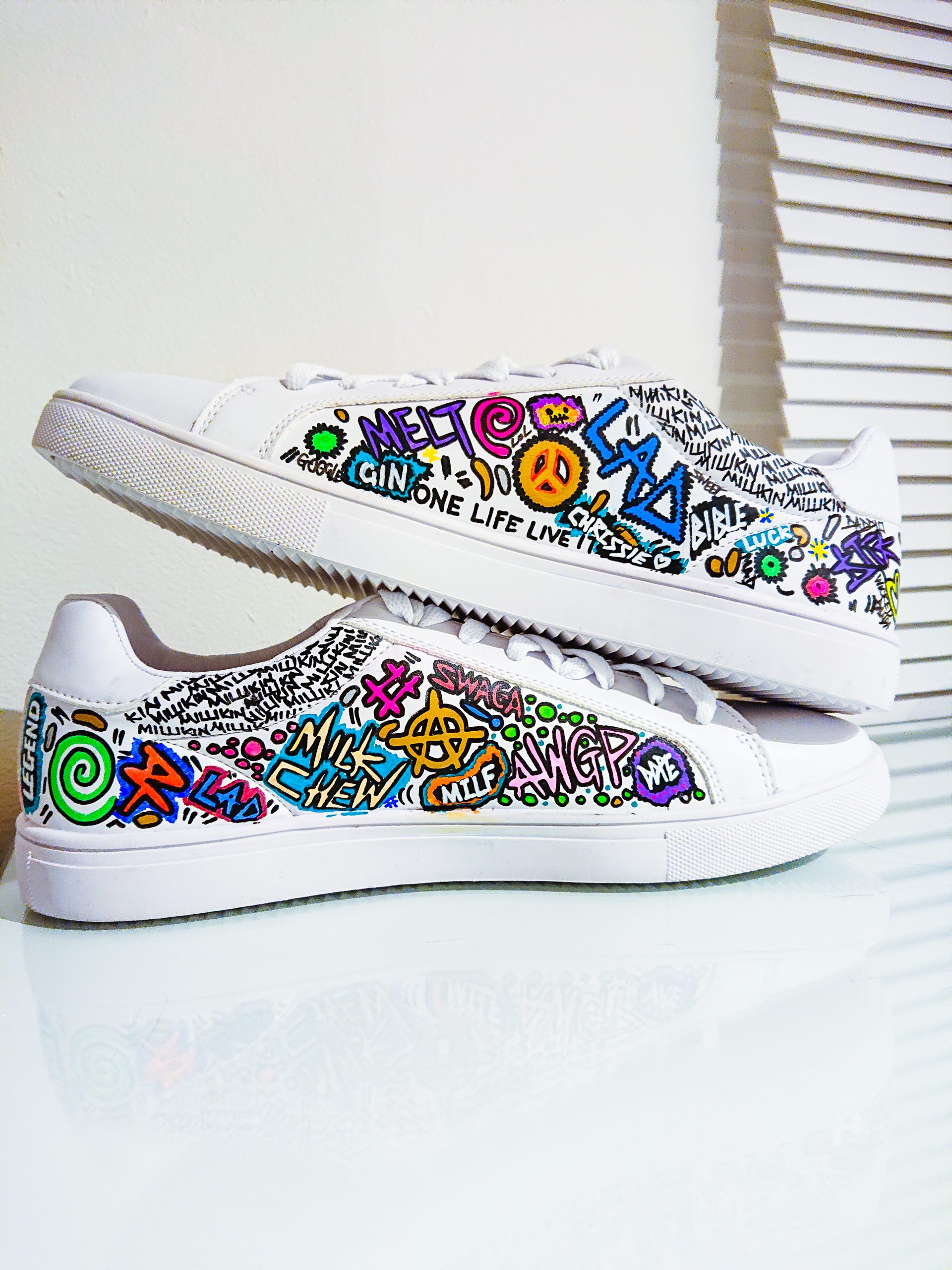 GRAFFITI STYLE TRAINERS