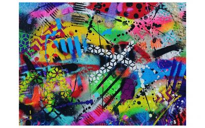 Euphoric Vibes – Graffiti Style Abstract Spray Painting