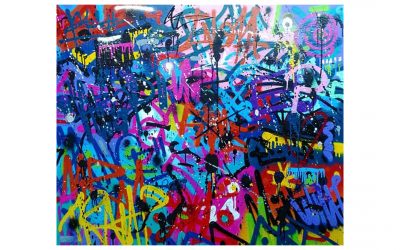 Misunderstood – Graffiti Tags on Canvas