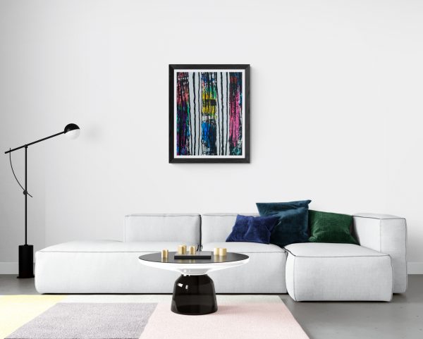 Unshakeable Contrails Spray Paint Art